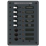 Traditional Metal DC Panel - 8 Positions